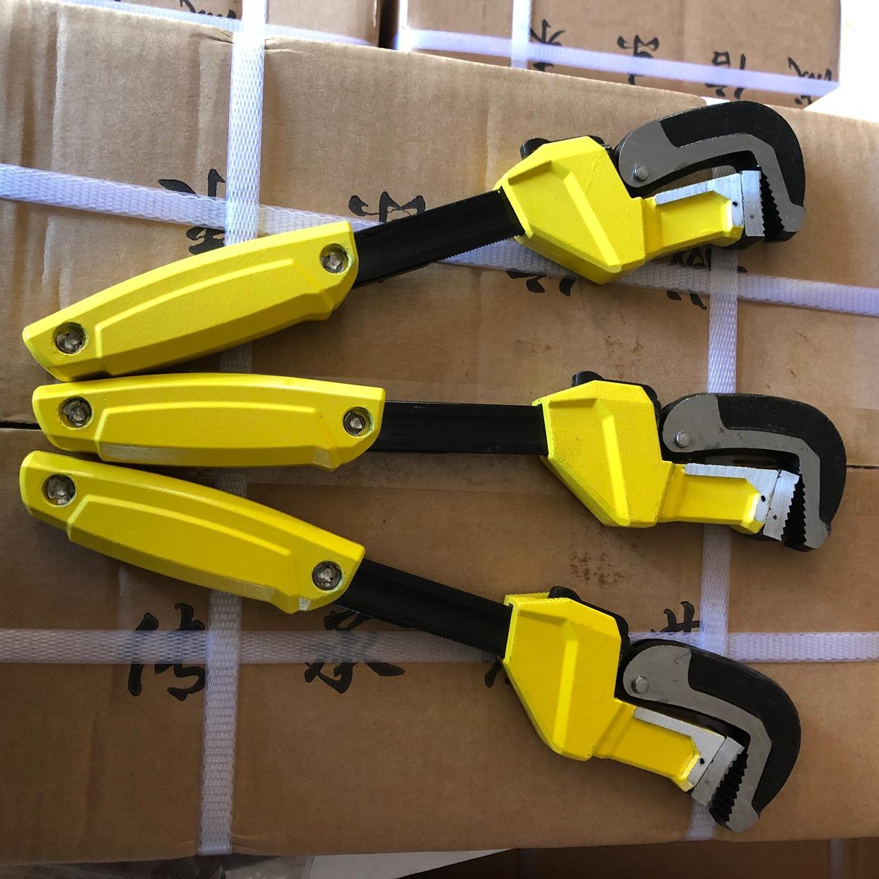 喉钳新型管子钳快速调节管钳万能管钳扳手 水管钳水暖工具铝合金