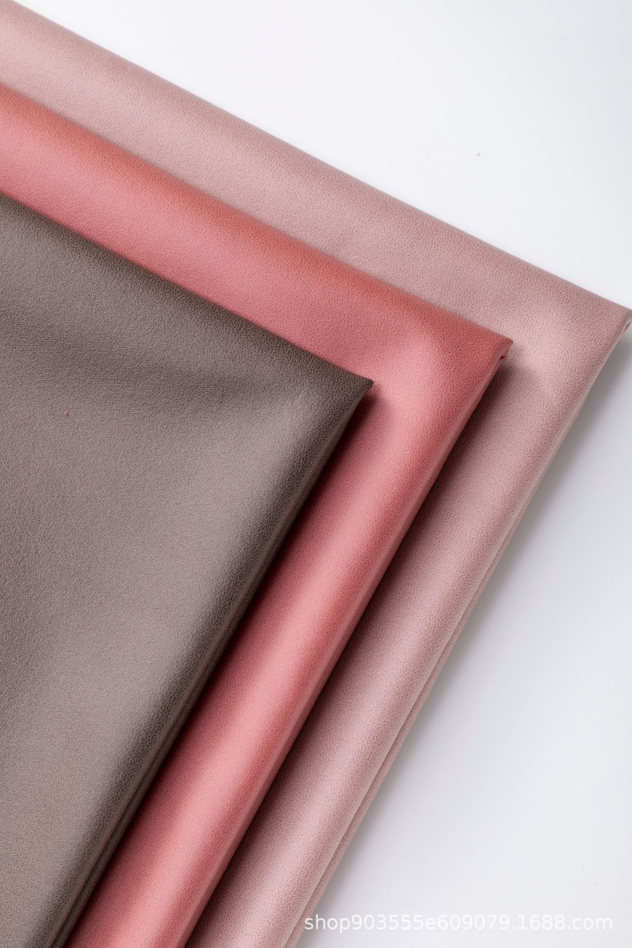 新款防水科技布仿棉绒科技布面料烫金复合仿皮布沙发布抱枕面料