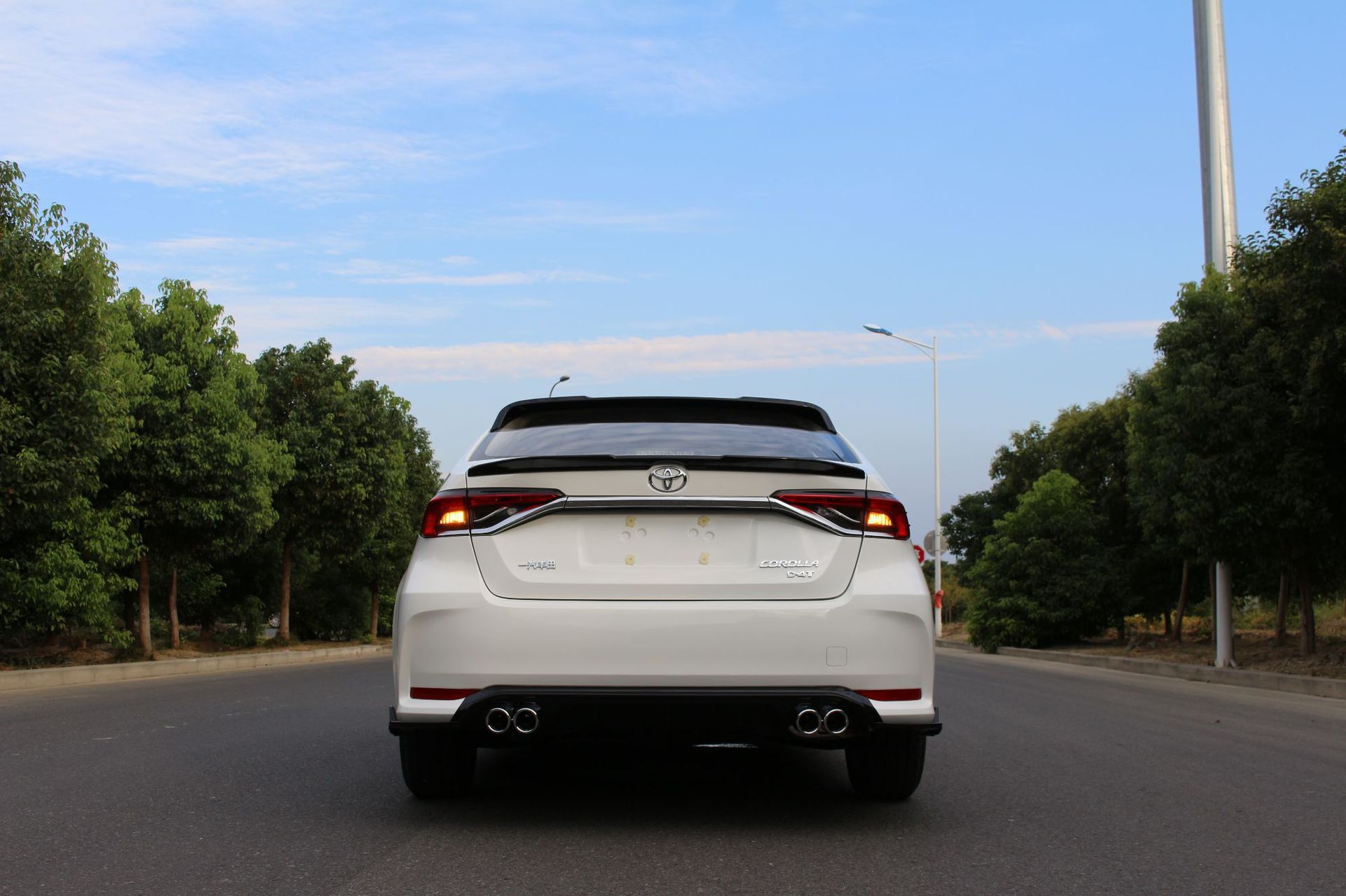 适用于19款全新雷凌尾翼丰田卡罗拉外饰改装烤漆压尾免打孔定风翼