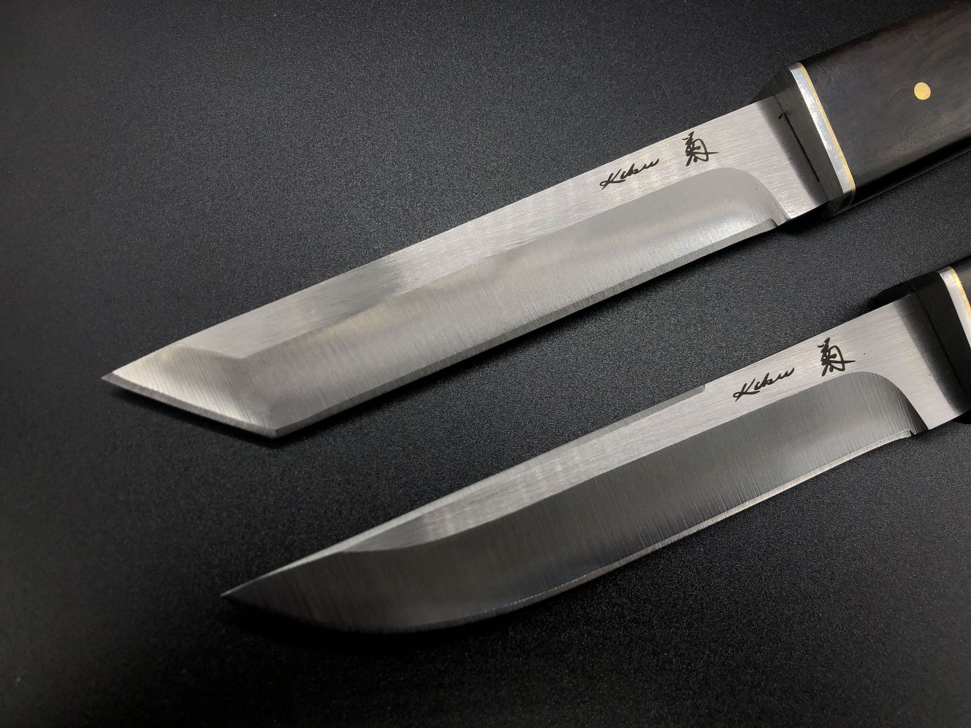 热销高硬度一体菊田武士刀户外战术军工刀随身手把肉刀具