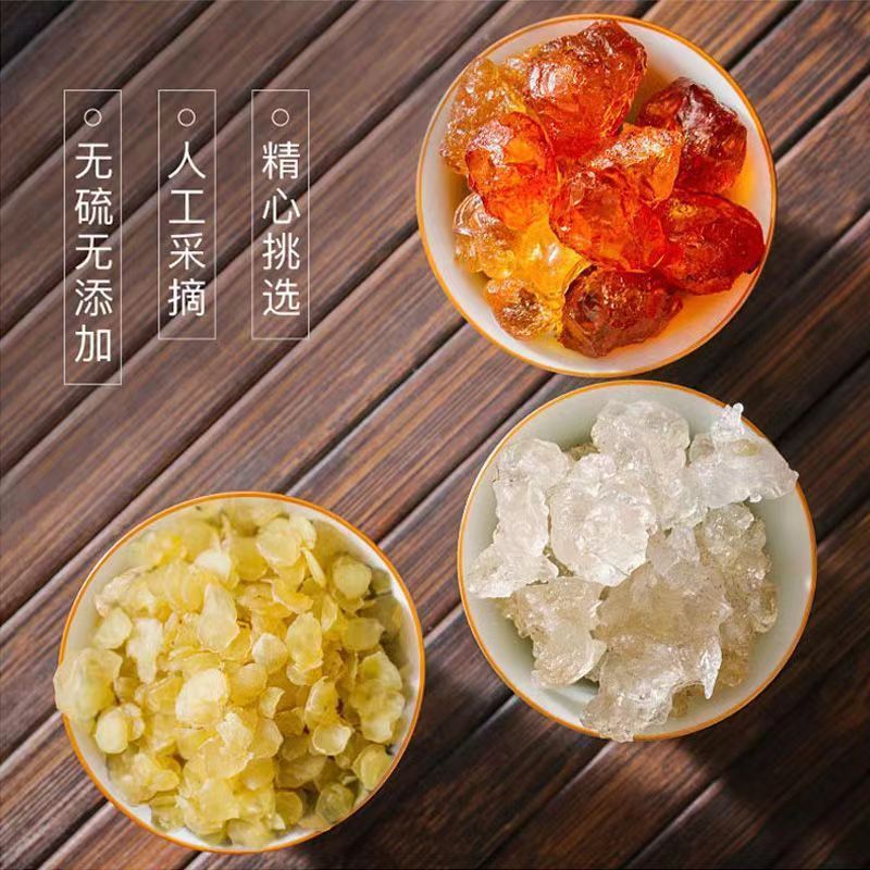 精选桃胶雪燕皂角米正品桃胶三宝组合装桃胶雪燕皂角米大货批发