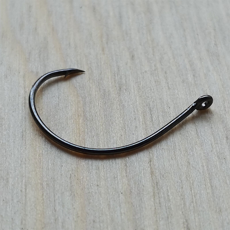 钓虾钩 虾钩 河虾钩 青虾钩有倒刺散装细丝钩 钓虾用钩渔具