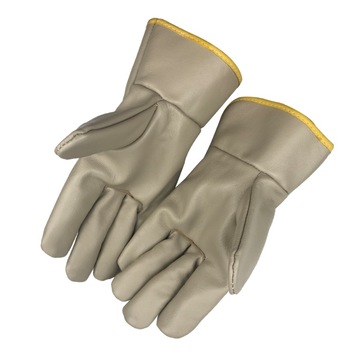 头层牛皮电焊手套全皮短司机手套隔热劳保防护焊工手套批发户外