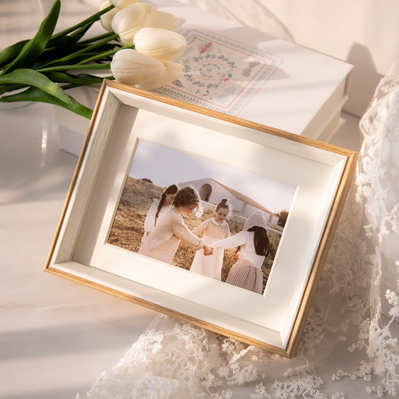 相框摆台5寸68710a4画框洗照片做成婚纱照打印带相册框架挂墙定制