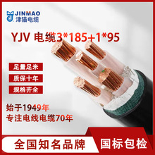 津猫电力工程用低压YJV3*185+1*95电缆款铜芯电线电缆线盘批发