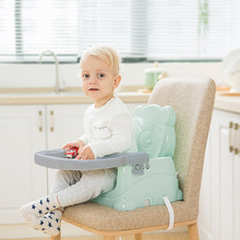 品质材质舒适靠背儿童居家外出用餐椅 便携式可折叠调节婴儿餐椅