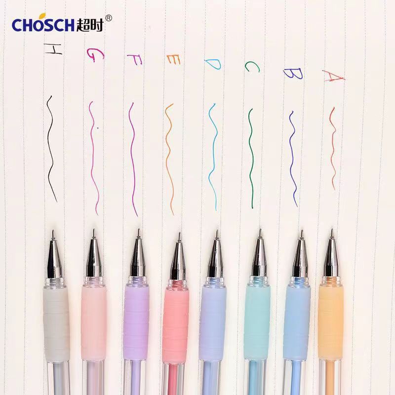 Timeout G118 Color Gel Pen 0.5 Full Needle Tube Students Use Notes to Draw Key Points Hand Account Color Marking Pen