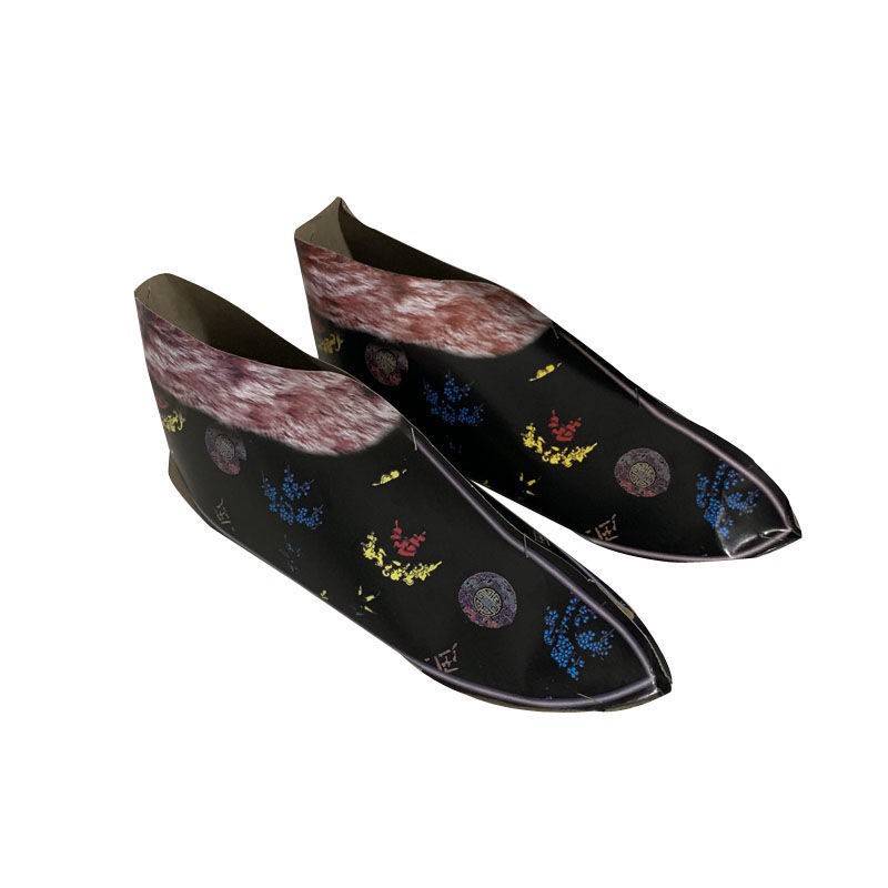 成品棉鞋纸鞋殡葬用品白事用品清明扫墓烧纸花圈寿衣纸扎纸活丧葬