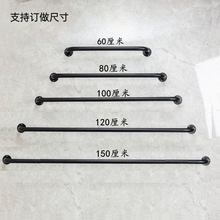 铁艺服装店上墙衣架展示架正侧挂墙壁烤漆壁挂衣服架床帘陈列挂云