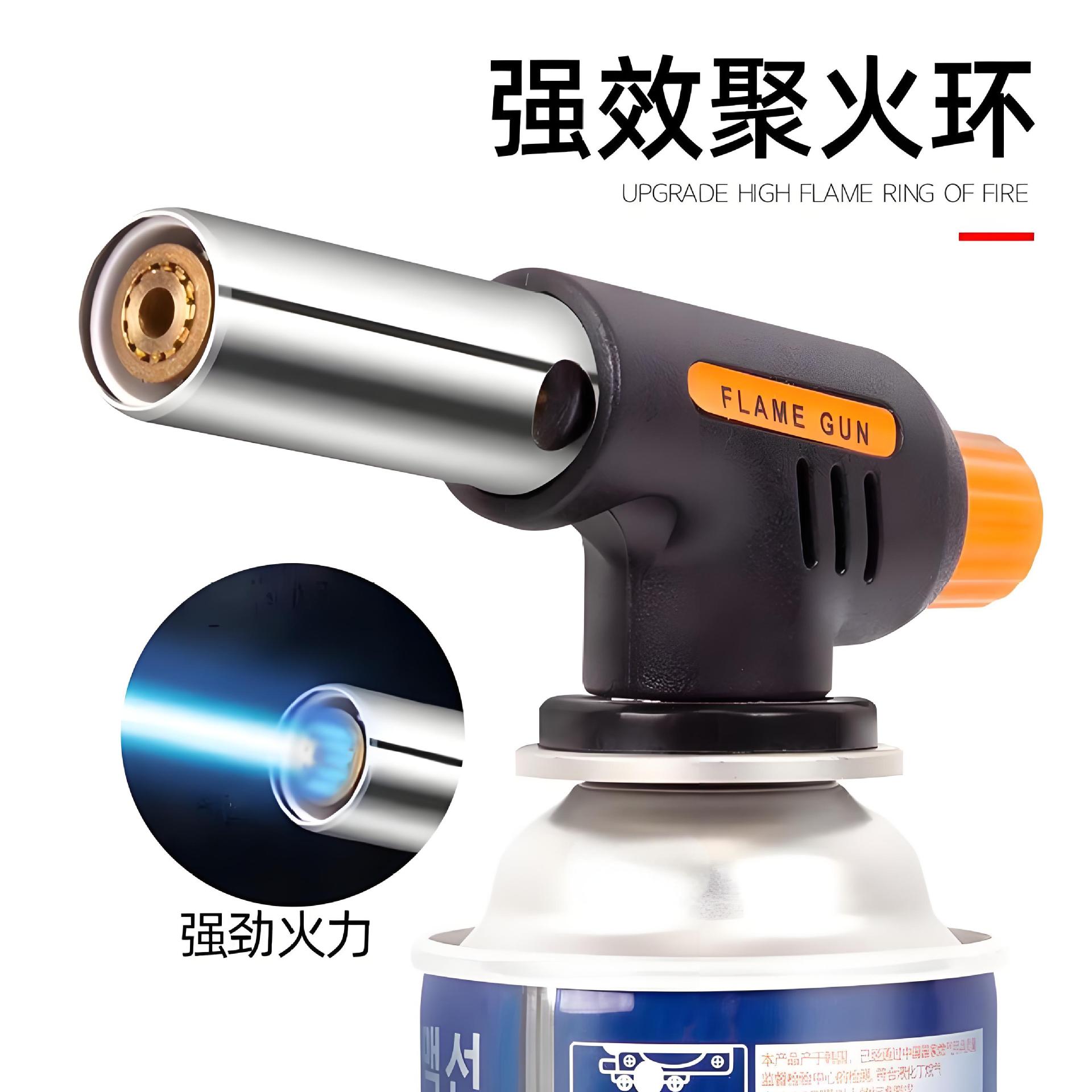 源头工厂直发卡式气罐喷火枪便携户外烧烤烘焙点火器烧猪毛火焰枪