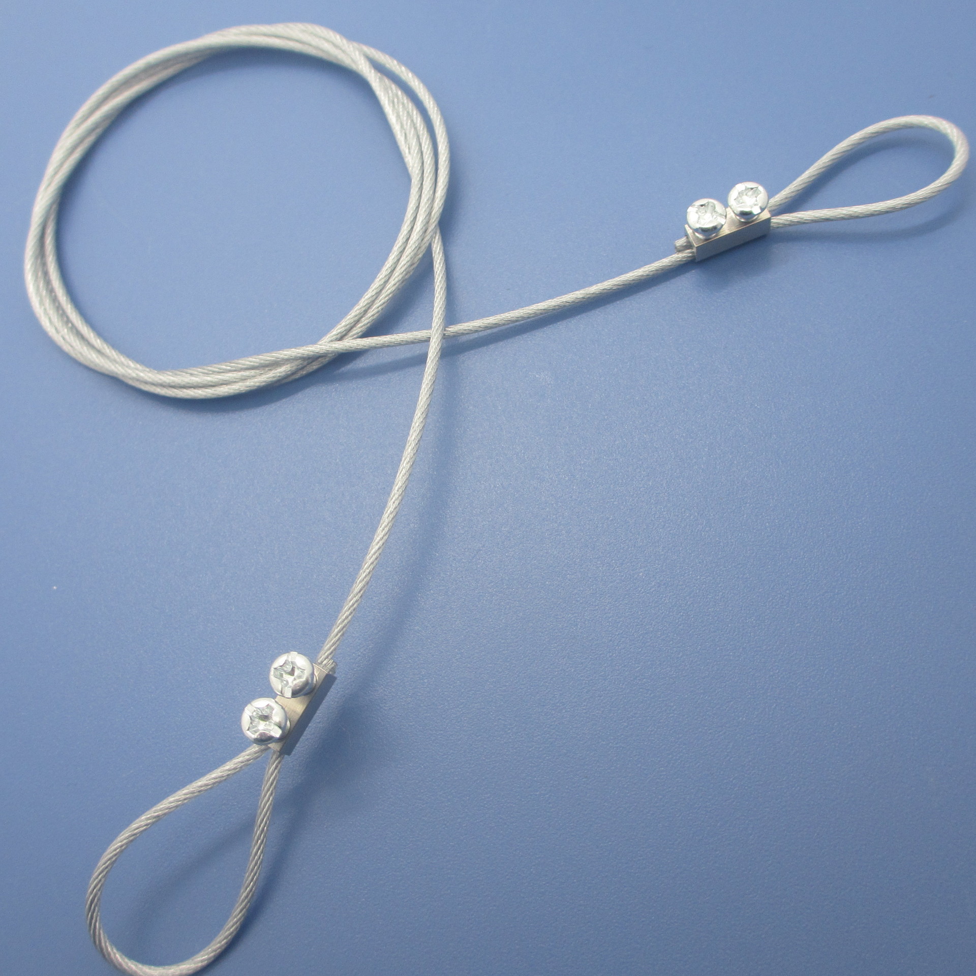 供应灯饰钢丝绳吊码 广告牌吊线 灯具吊绳 面板灯吊具 卡线器