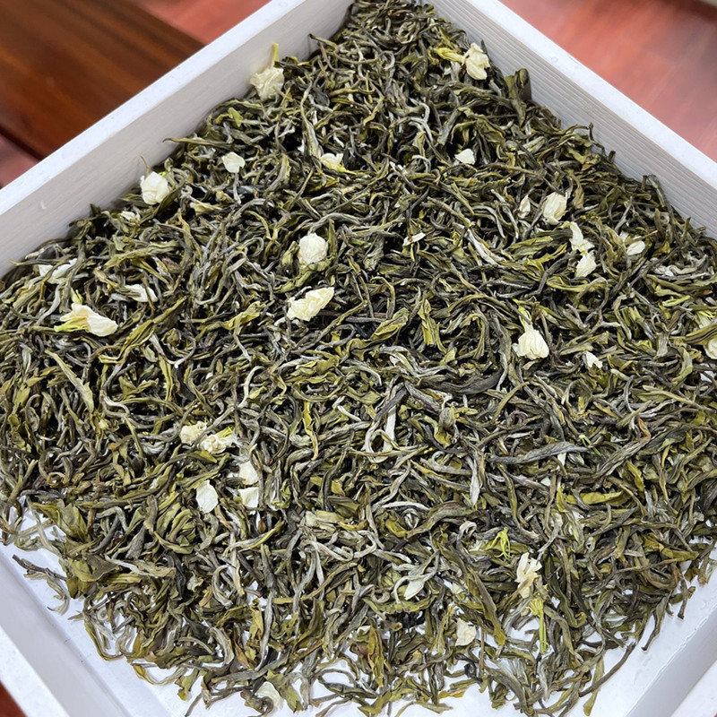 茉莉花茶叶批发广西横县茉莉花茶厂家直销茉莉大白毫银毫散装绿茶