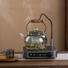 源头厂家炉元素抽水电陶炉茶炉迷你小型煮茶器家用烧水玻璃蒸煮壶