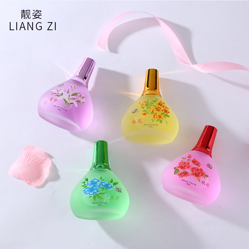 Liangzi Osmanthus Jasmine Rose Lady Perfume Flower Fragrance Fresh Natural Fragrance Factory Direct Sales Wholesale Gift Box