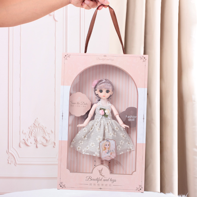 Training Class Gift Wholesale Boxed Children Gift Girl Princess Doll Set Girl Toy Gift Box Doll