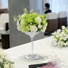 婚礼桌花花器架子餐桌布置装饰花摆花商务会议桌面桌花橱窗底座