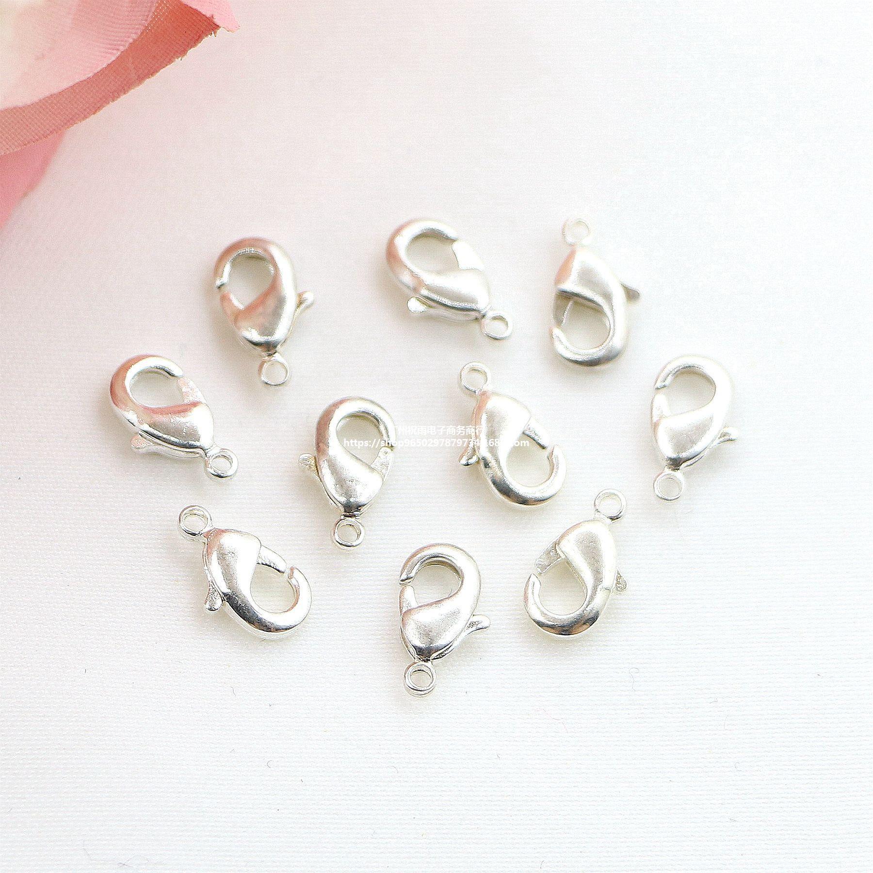 18k包金保色龙虾扣 diy手工饰品配件 项链手链连接收尾扣弹簧扣