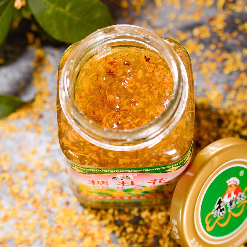 糖桂花食用广西桂林特产桂花酱果酱桂花蜜酱小包装钵仔糕桂花糖浆