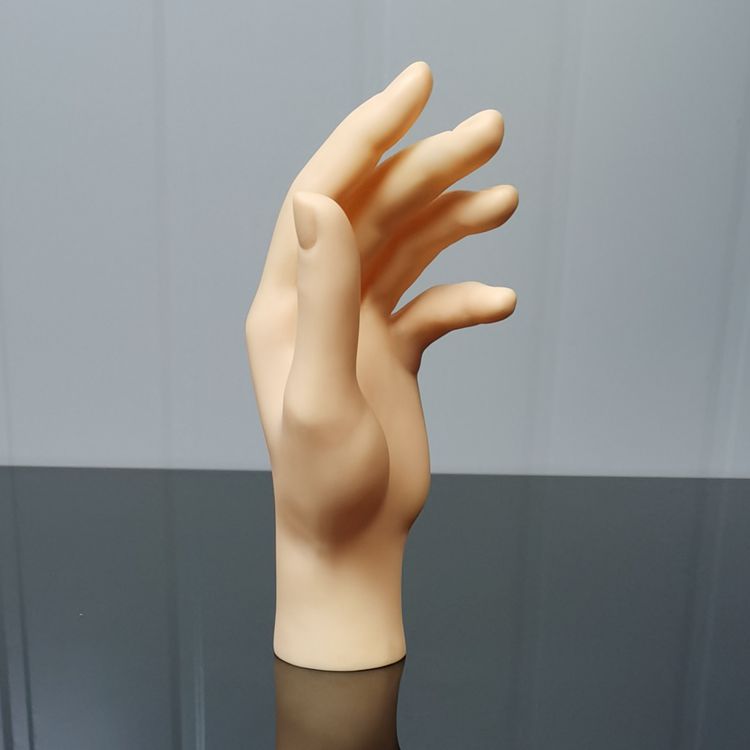仿真手塑料pvc哑光创意艺术手模型 模特手配件戒指手饰品展示女手