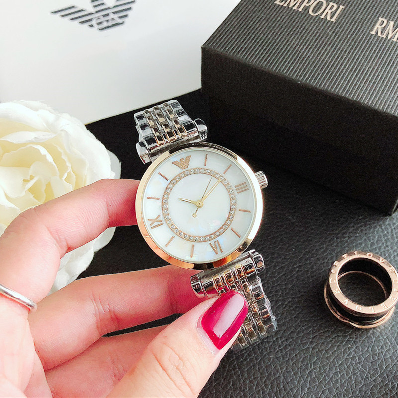 wristwatches women跨境手表女士摩天轮贝母面玫瑰金手表手链批发