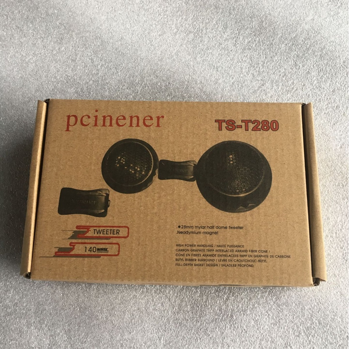 现货TS-T280高音喇叭汽车高音仔高音头PCINENER高音 工厂大量供应