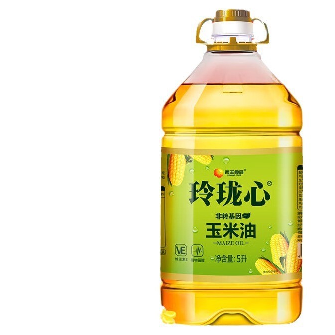 西王食用油玲珑心植物油玉米油5l非转基因物理压榨大体积大容量