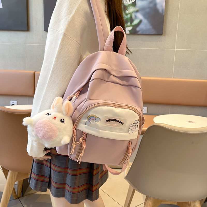 儿童背包女孩外出旅游春游双肩包女童休闲出游肩包小学生小书包女
