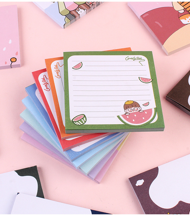 便利贴可爱卡通n次贴 留言条小本子学生办公记事便签本贴纸批发