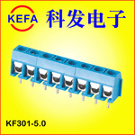 厂家直销 螺钉式PCB接线端子 KF301-5.0/KF301R-5.0MM间距