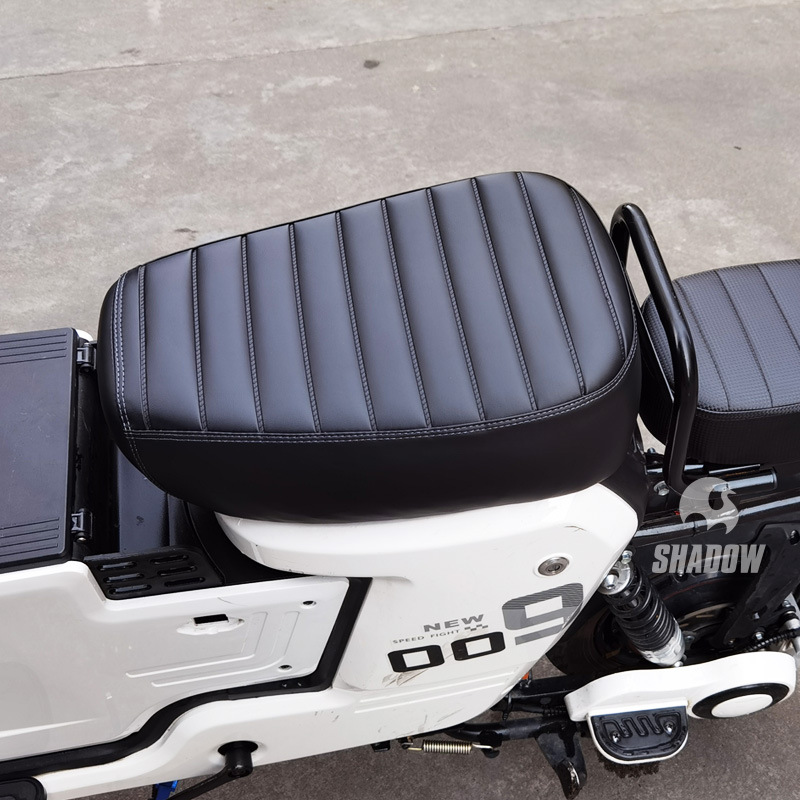 深远009加大后座包电动车改装直上007通用加宽加厚毛毛虫坐垫载人