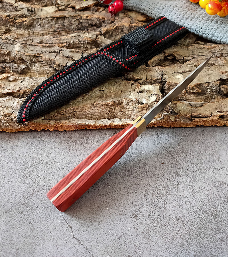 锻打分割剔骨刀小尖刀手把肉刀吃羊肉刀蒙古手扒肉烤肉户外多用刀