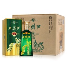 陕西西凤酒45度6年六年珍藏凤香型纯粮食白酒52度500mlx6瓶整箱