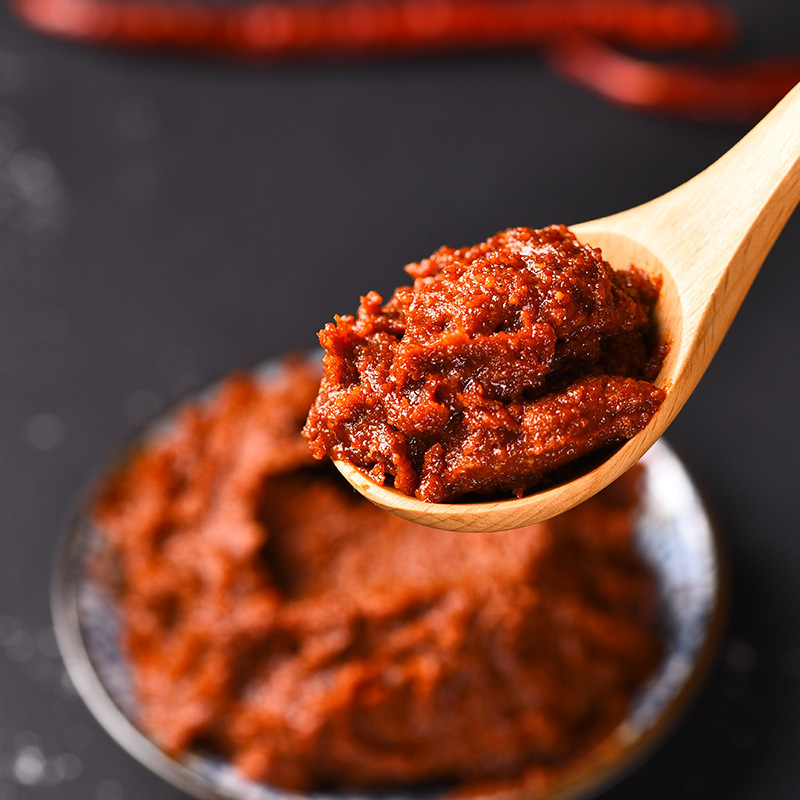 云南特产张英汤池老酱180g*5袋炒肉鸡肉烧鱼杂酱米线调料酱料帽子
