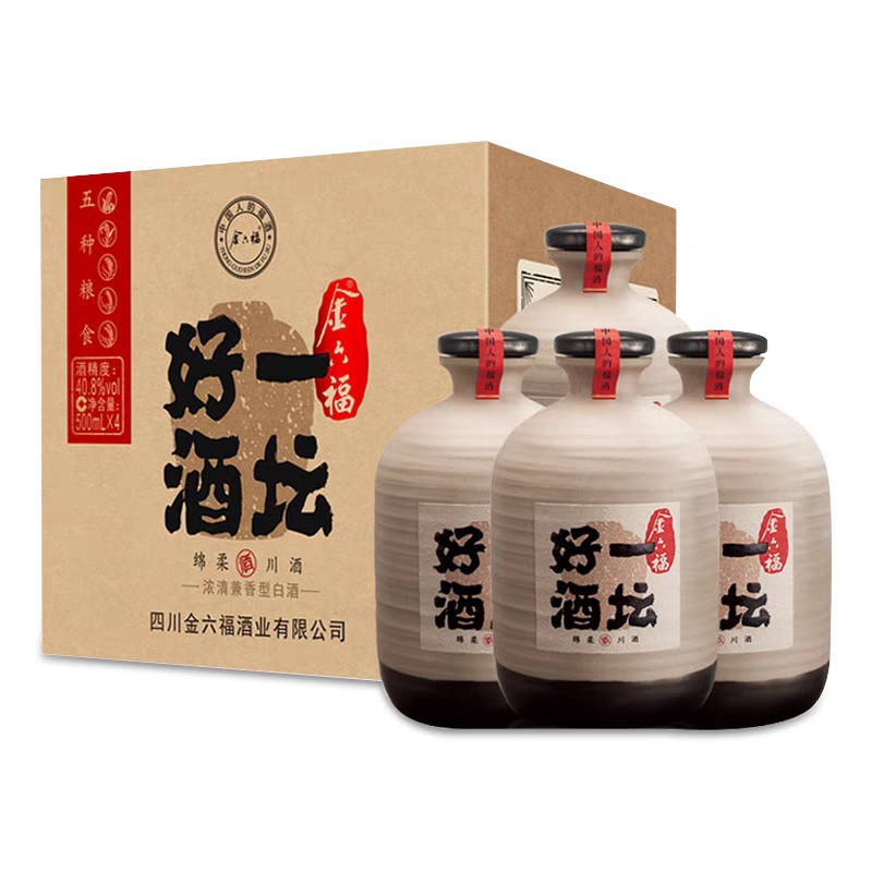 金六福一坛好酒40.