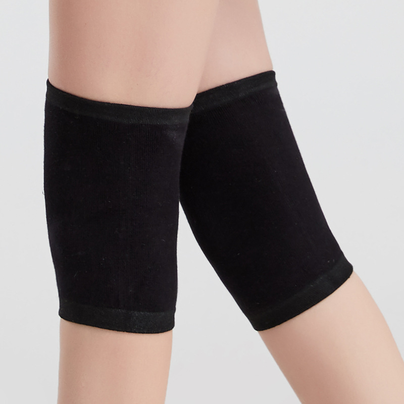 秋冬季薄款男女短护膝空调房老寒腿弹力小护膝户外篮足球运动护膝