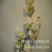 陕西鄠邑区工厂【仿真小桃花）城市绿化，特色小镇景观装饰