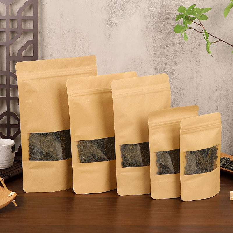 4万个彩色茶叶铝箔风琴袋一斤装食品绿茶咖啡包装袋塑封袋子大号￥0.