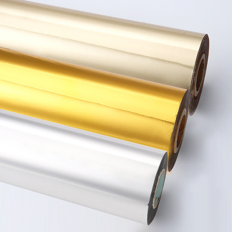 塑膜烫金纸化妆品礼品包装烫金印箔覆膜塑胶塑料制品烫金膜电化铝