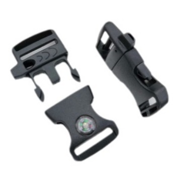 华联KAM厂家直销  户外探险登山  塑料指南针哨子插扣 户外插扣