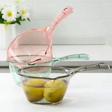 塑料家用水勺摔不破透明水瓢婴儿沐浴洗澡水勺舀水加厚厨房勺子