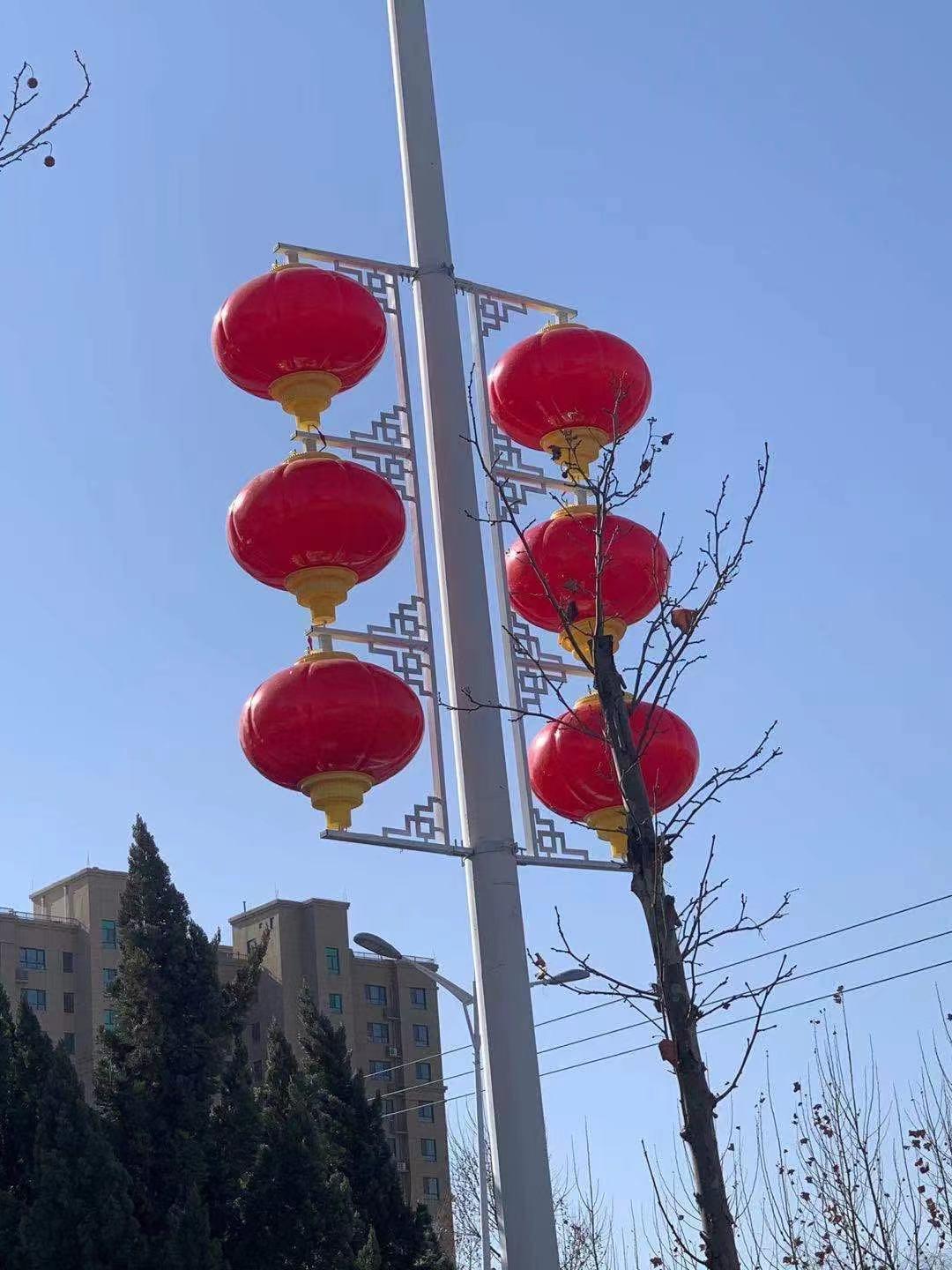 led道路景观灯饰 led中国结 公路灯杆红灯笼led灯