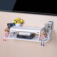 Television set-top box shelf from punching bedroom wireless