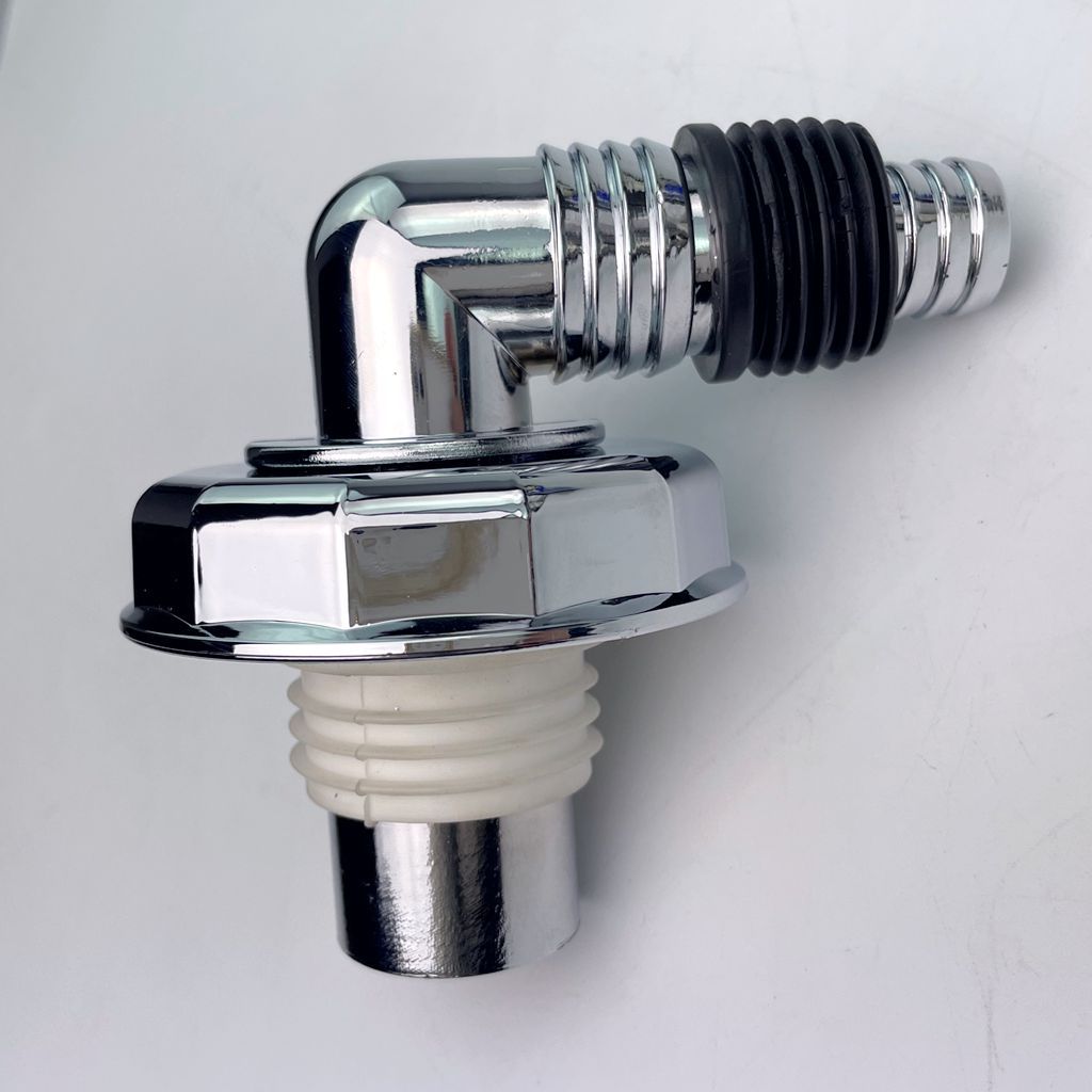 洗衣机地漏用接头排水管下水道防臭芯卫生间阳台三通地漏接头电镀