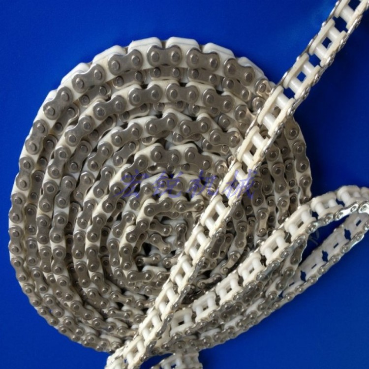 塑料链条 插件线链条 耐磨防静电 06c3分/08b4分传动链条