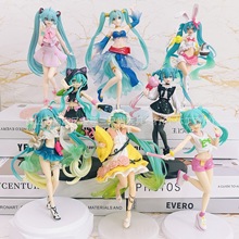 初音手办动漫未来樱花睡美人福音初号机穹妹二次元公仔模型摆件批