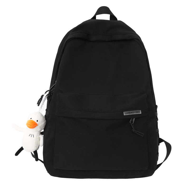 Large Capacity Retro Backpack Early High School Student Schoolbag Wholesale Printing Simple Japanese Boys and Girls Backpack Trend