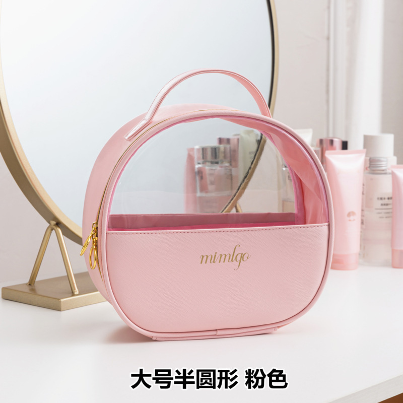 2021 New PVC Waterproof Wash Bag Korean Travel Large Capacity Cosmetic Bag Portable and Cute Portable Pouch