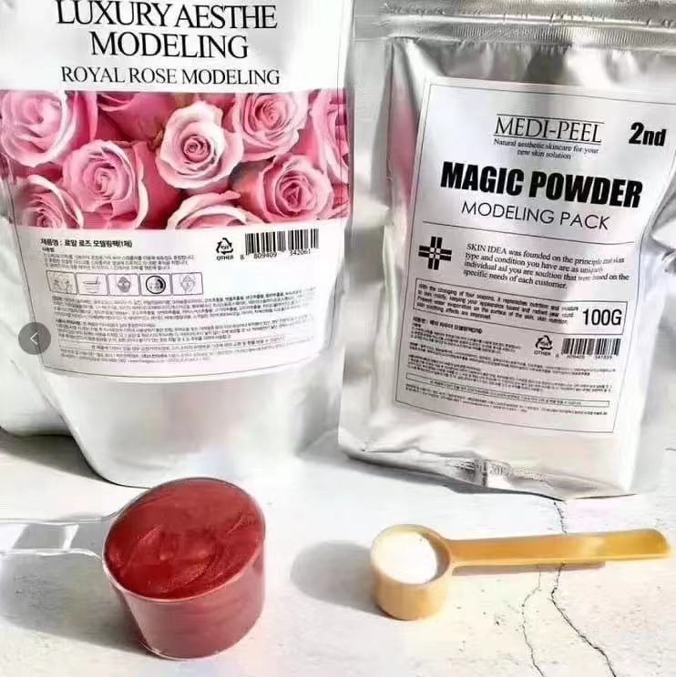 韩国美蒂菲玫瑰软膜粉美容院可用涂抹式面膜补水提亮肤色美帝菲