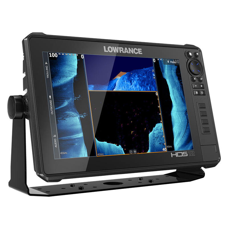 劳伦斯hds-12 live 声呐探鱼器水下3d成像水下探测器侧扫实时动态