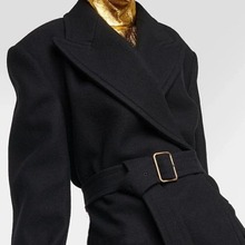 万元级 比利时国际著名时装品牌  厚纯正单羊毛妮子大衣 男女款
